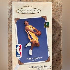 Kobe Bryant #8 Hallmark Keepsake Hoop Stars Ornament. NIB w/card.